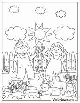 Free GARDEN Coloring Pages For Download Printable PDF sketch template