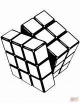 Rubiks Cube coloring Page  Free Printable Coloring Pages sketch template