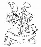 Dessins Gratuits à Colorier  Coloriage Chevalier Imprimer sketch template