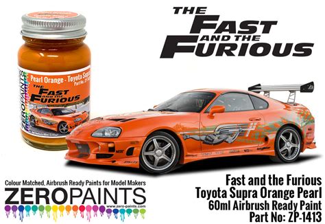 Fast and the Furious Toyota Supra Orange Pearl Paint 60ml | ZP-1413 ...