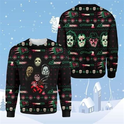 Horror Killer Character Ugly Christmas Christmas Occasion Christmas ...