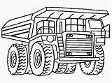 Dump Truck Printable Coloring Pages sketch template