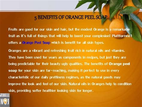 5 benefits of orange peel soap