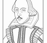 Shakespeare Coloring Pages Sketch Page sketch template