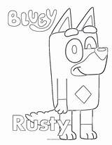 Rusty Coloring Page  Super Fun sketch template