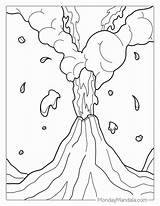 20 Volcano Coloring Pages Free PDF Printables sketch template