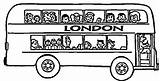London City Tour Bus Coloring Pages  NetArt sketch template