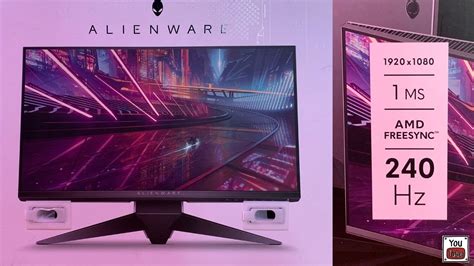 Dell Alienware AW2518HF Unboxing and Review - G-Sync? 144hz to 240hz? HDMI or DP Port? - YouTube