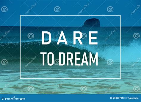 Dare To Dream Social Media Poster Stock Image - Image of creativity, media: 250537853