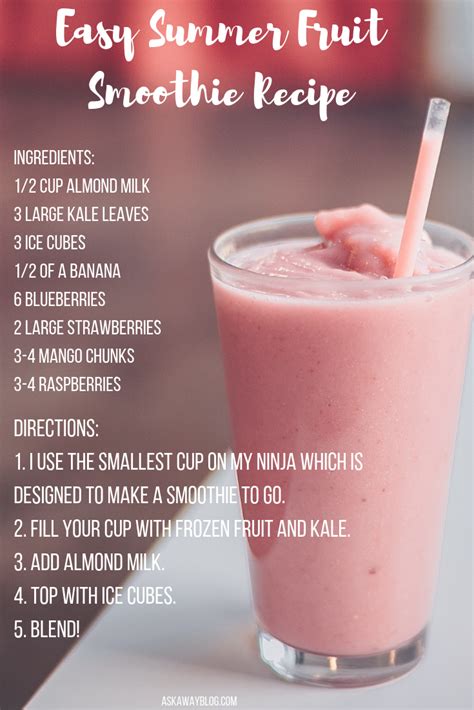 Ninja Fruit Smoothie Recipes | Besto Blog