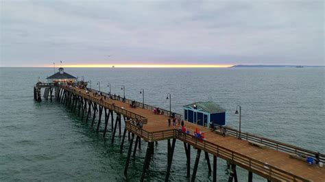 Imperial Beach Pier by Drone in 4K - YouTube