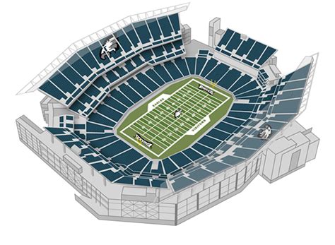 Eagles Stadium Seat Map