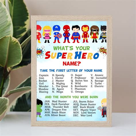 Whats Your Name Game INSTANT DOWNLOAD Instant Printable Party - Etsy