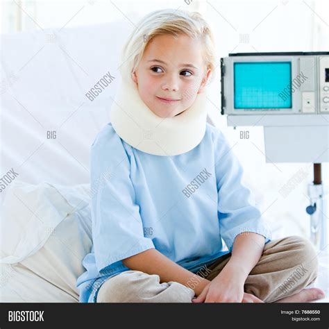 Little Girl Neck Brace Image & Photo (Free Trial) | Bigstock