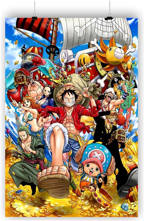 Buy Risty Shop High Definition one Piece The Straw Hat Pirates Luffy ...