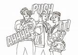 Hip Hop Coloring Pages Sketch Page sketch template