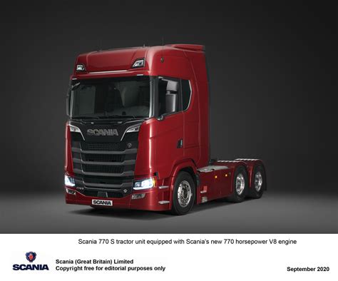 New Scania V8 trucks offer 770 horsepower and better fuel-efficiency ...