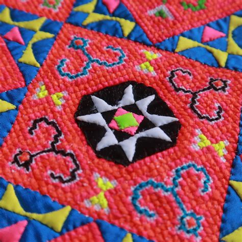 Vintage Hmong Handmade Artwork Hill Tribe Hand Embroidery - Etsy