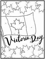 Victoria Day Activities  Happy Coloring Sheets Canada sketch template