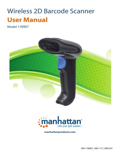 Wireless 2D Barcode Scanner User Manual | Manualzz