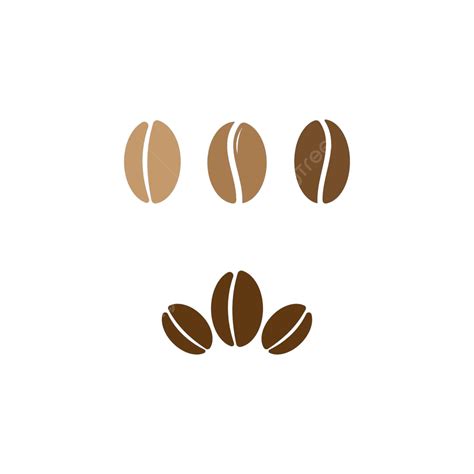 Coffee Beans Logo Bean Coffee Template Vector, Bean, Coffee, Template ...