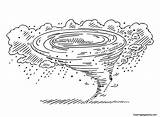 Printable Tornado Coloring Page  Free Pages sketch template