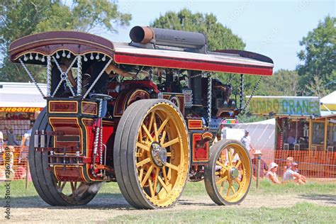 Steam Traction engine Stock Photo | Adobe Stock