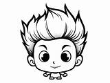 Hair Coloring Sheet  Page sketch template