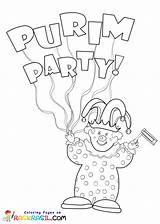 Purim Coloring Pages sketch template