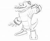 Sonic Generations Vector The Crocodile Character  Surfing sketch template