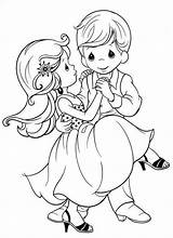 Coloring Couple Pages Couples Colouring Valentine Cartoon Color Boy  sketch template