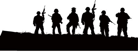 Soldier Silhouette Army Illustration - Black Army png download - 5779*2245 - Free Transparent ...