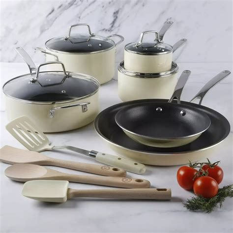 Martha Stewart 14-Piece Nonstick Aluminum Cookware Set - Walmart.com - Walmart.com