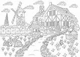 Beautiful Scenery Colouring Pages In The Playroom sketch template