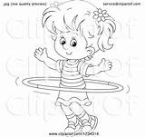 Hula Hoop Coloring Rotating Getcolorings Sketch Page sketch template