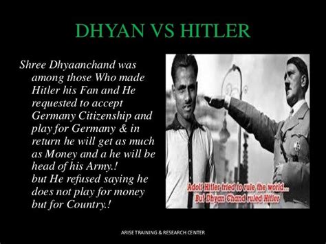 Dhyan chand - INDIAN HOCKEY PLAYER - Hitler saluted