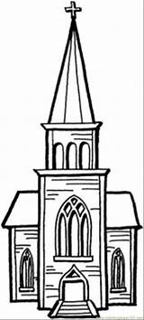 Coloring Pages Little Chapel Architecture > Buildings  Free sketch template