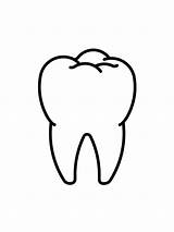 Tooth coloring Pages sketch template