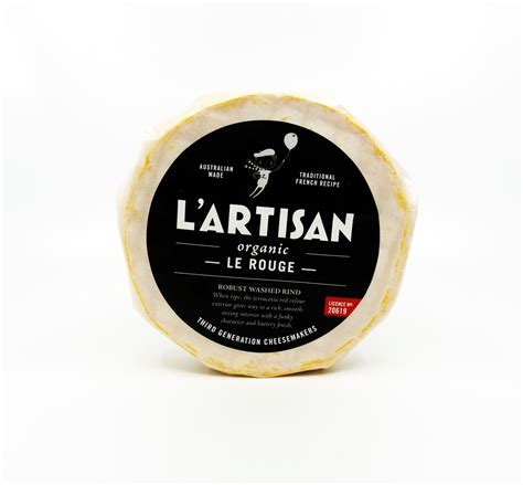 L'Artisan Cheese - Organic Le Rouge 500g - Calendar Cheese Company