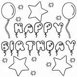 Happy Birthday Letters To Trace sketch template