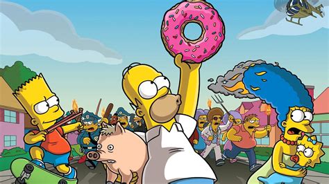 1366x768 Resolution The Simpsons on Run 1366x768 Resolution Wallpaper ...