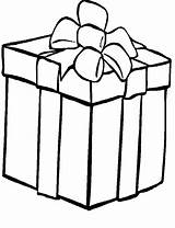Christmas Present Coloring sketch template