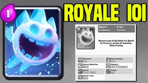 Clash Royale 101 | How To Play The Ice Spirit Card | Offense and Defense Use - YouTube