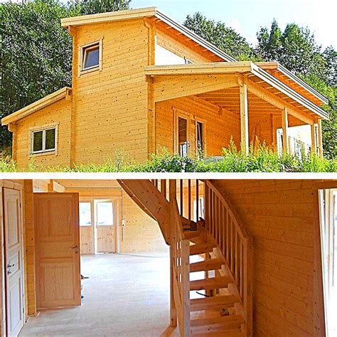 DIY Tiny House & Log Cabin Kits | Only Takes 2 Days to Build | TheSuperBOO!