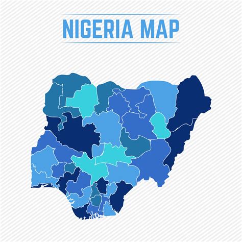 Nigeria Map Vector Art, Icons, and Graphics for Free Download