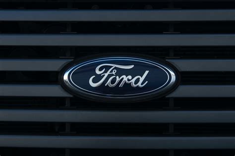 Black and Silver Ford Logo · Free Stock Photo