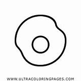 Fried Egg Coloring Page  Ultra Pages sketch template