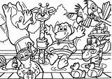 Animals Coloring Page sketch template