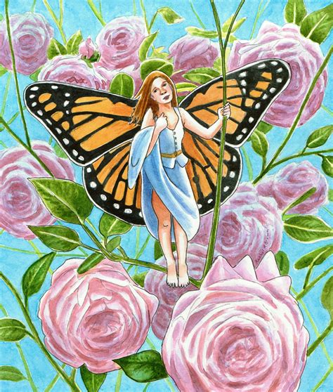 Monarch Fairy Original Picture by Rachel