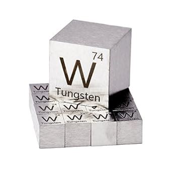 Tungsten Metal 10mm Density Cube 99.95% Pure: Amazon.com: Industrial & Scientific